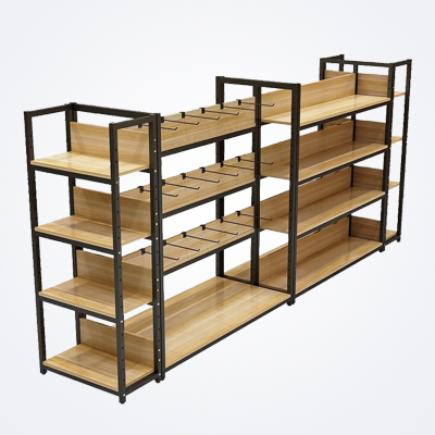 Supermarket shelves